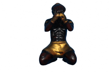 Muay Thai Figur gold 7,5cm
